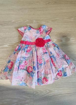Праздничное платье для девочки на 6-9 месяцев
