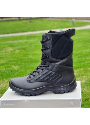 Шкіряні тактичні трекінгові чорні чоловічі черевики  ecco professional pro 2.0 mid gtx   40 41-42  розмір