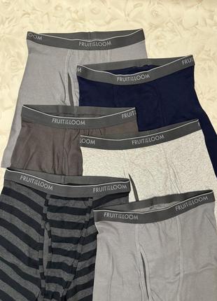Чоловічі подовжені труси боксери fruit of the loom® signature cool zone fly2 фото
