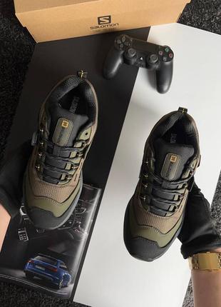 Мужские кроссовки salomon quest m elementstarx khaki black grey9 фото