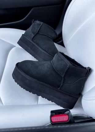 Натуральные угги угги Careena ugg ultra mini typn black