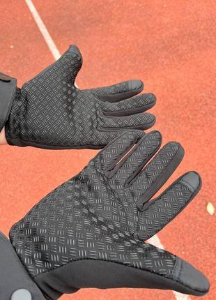 Теплые перчатки windstopper / зимние перчатки / перчатки для снега / спортивные перчатки на зиму
