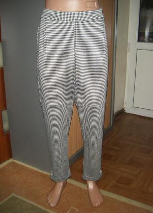 Брючки из плотного трикотажа, трендовая расцветка, размер 18 - xl - 52