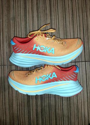 Кроссовки для бега спортивные повседневные мужские hoka bondi x 45р 29см