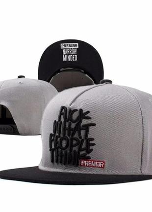 Кепка снепбек з матюками fuck what people think