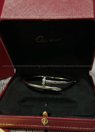 Браслет cartier серебряный