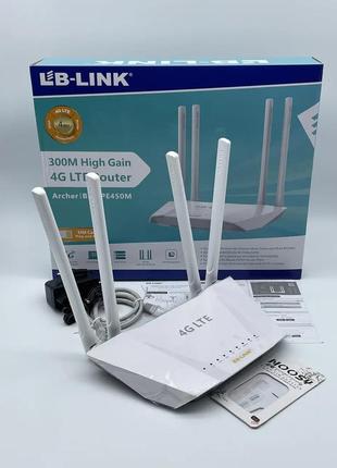 Wi-fi роутер lb-link bl-cpe450m 4g cpe router під сім карту "b11" salemarket