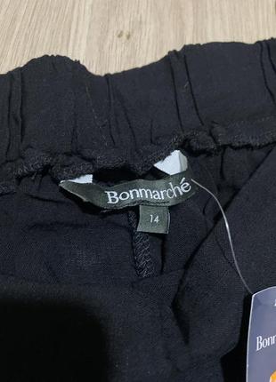 Шорти чорні жіночі шорти літні легкі широкі bonmarche 14/ xl5 фото