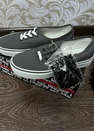 Кеды женские vans серые