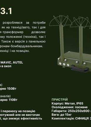 Станция реб синия 3.1. (3 диапазона)
