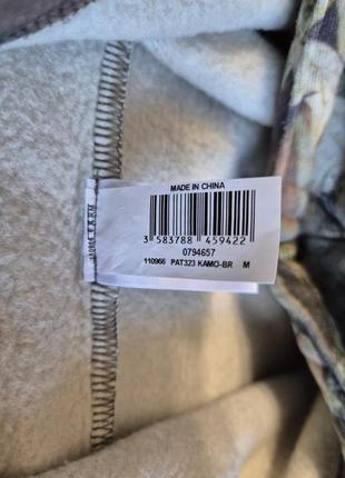 Decathlon solognac чоловіча зіп кофта для рибалки та мисливця з принтом лісу повсякденна толстовка6 фото