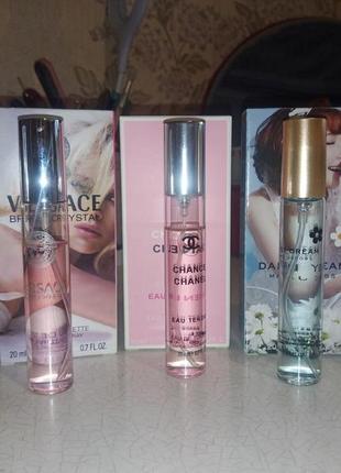 Духи лот из 5 штук:montale,versace,chanel,dalsy dream,lemperatrice