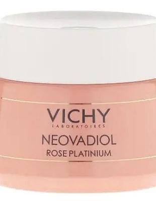 Освітлювальний денний крем для зрілої шкіри vichy neovadiol rose platinum day cream, 50 мл