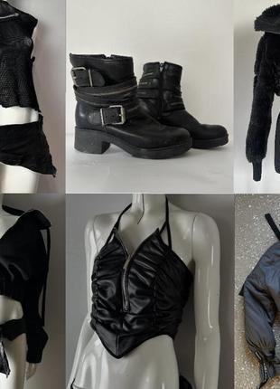 Куртка оверсайз готична зіпка лонгслів топ y2k rick owens archive