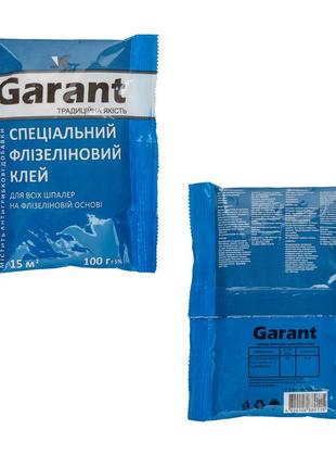 Клей шпалерний, garant, для шпалер на флізеліновій основі, 100г, 10 м²