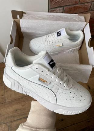 Женские кроссовки puma cali white