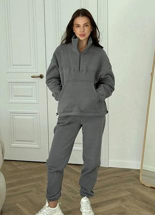 Разные цвета!! теплый флисовый женский спортивный костюм teddy тедди, флис полар