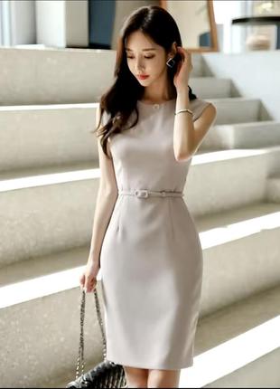 Сукня футляр з поясом