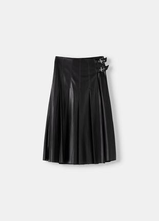Юбка из искусственной кожи bershka