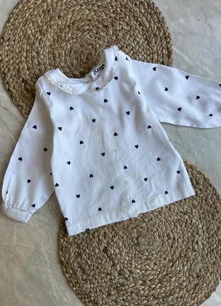 Блуза для девочки 12-18 месяцев идеал