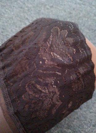 Панчохи мокко широке коужево