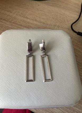 Срібні сережки