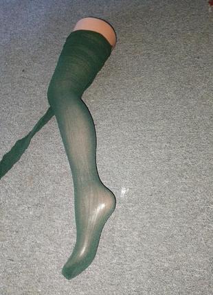 Тоненькі колготки смарагд