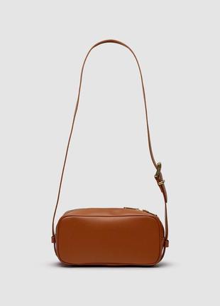 ❤️ miumiu nappa leather shoulder bag brown3 фото