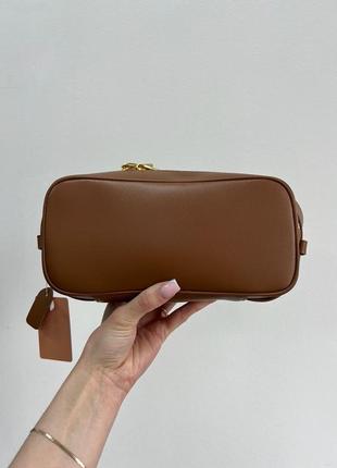 ❤️ miumiu nappa leather shoulder bag brown6 фото