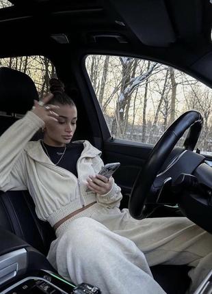 Фото реал! костюм велюровий теплий