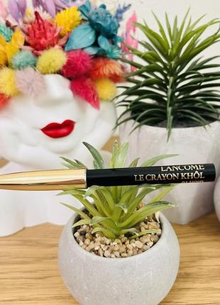Оригінал олівець для очей lancome le crayon khôl eyeliner 01 noir оригинал карандаш для глаз
