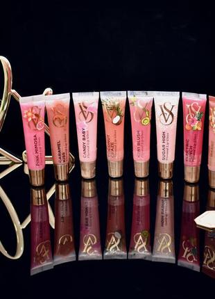 Ароматные сладкие блески для губ victoria's secret, виктория сикрет