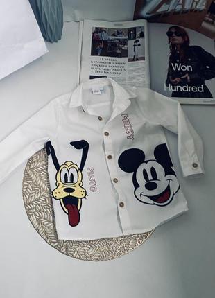Детская рубашка,рубашка на мальчика disney 🤩