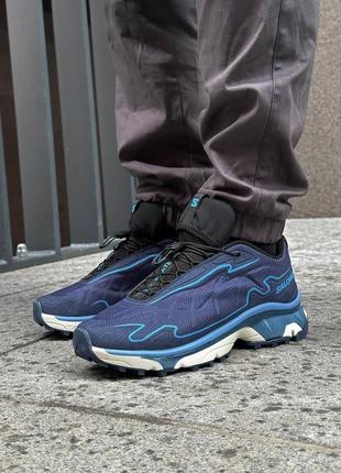 Чоловічі кросівки salomon xt-slate advanced dark sapphire blue ashes