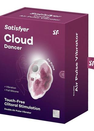Вакуумный вибратор satisfyer cloud dancer (red) 6
