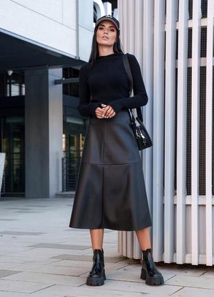 Стильная юбка jadone fashion арна s черная
