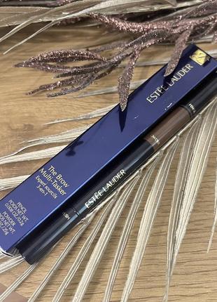 Оригинальный карандаш для бровей 3в1 estee lauder brow multi-tasker 03 brunette