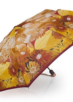 Женский складной зонт полный автомат (z3935-5124) 98 см airton коричневый (2000001288184)2 фото
