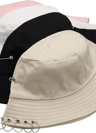 Панама жіноча з кільцями та булавкою