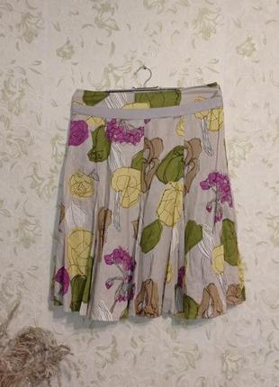 Юбка uk12 лён+коттон