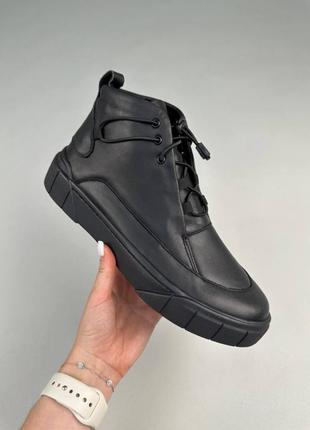 Мужские кожаные ботинки (2500д) 41 vzutik черный (2000002531388)5 фото
