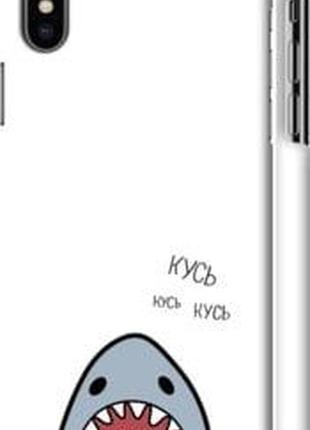 Чехол на iphone xs акула "4870m-1583-5939"