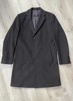 Кашемірове пальто hugo boss шерстяне