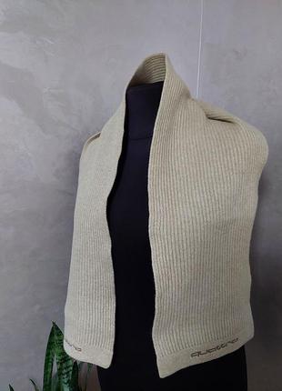 Шарф бежевый теплый