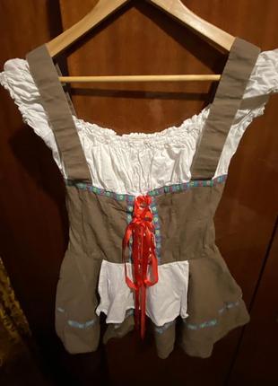 Костюм карнавальный или для игр немецкая фрау октоберфест