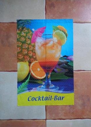 Плакат банер coctail bar 40×60 см