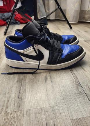 Кроссовки nike jordan 1 low royal toe