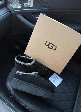 Черевики Чорні уггі уги унти черевики зимові чоботи на хутрі ugg