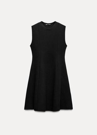 Еластична трикотажна сукня  zara