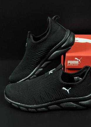 Кроссовки женские puma sun all black